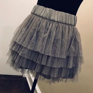 H&M Ruffled Mini Shirt